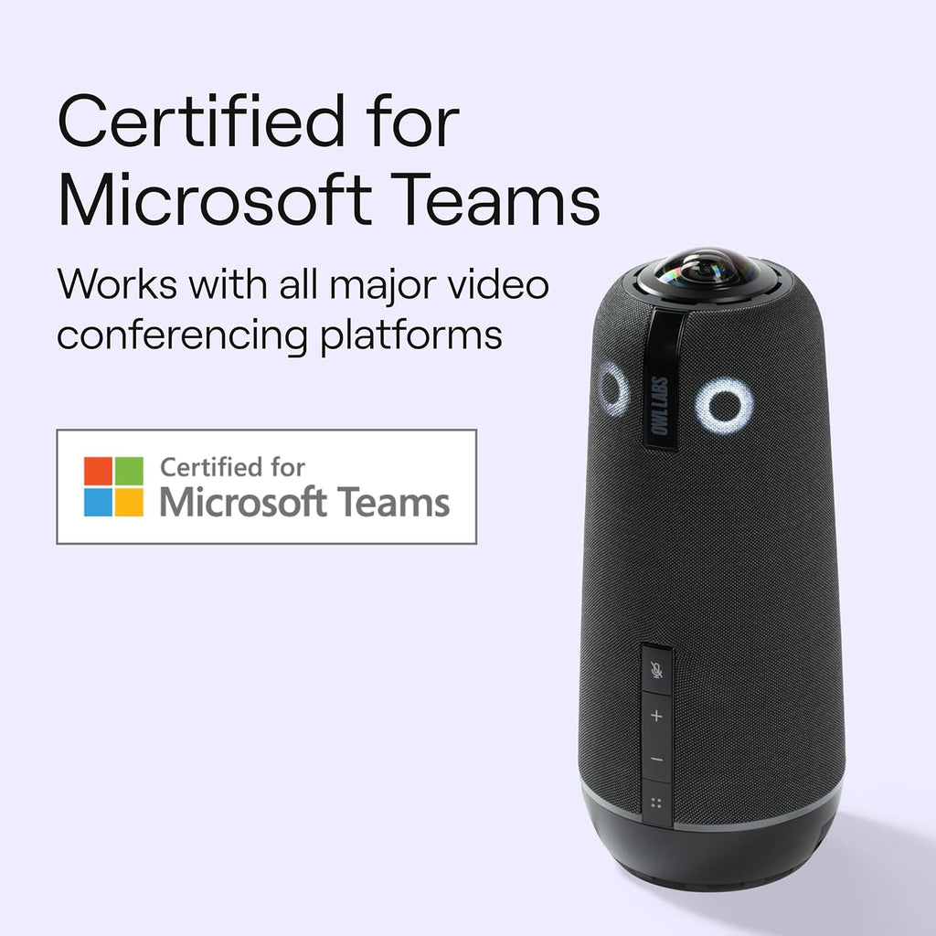 Owl Labs - 360 Degree, 4K Smart Video Conference Camera, Microphone, and Speaker