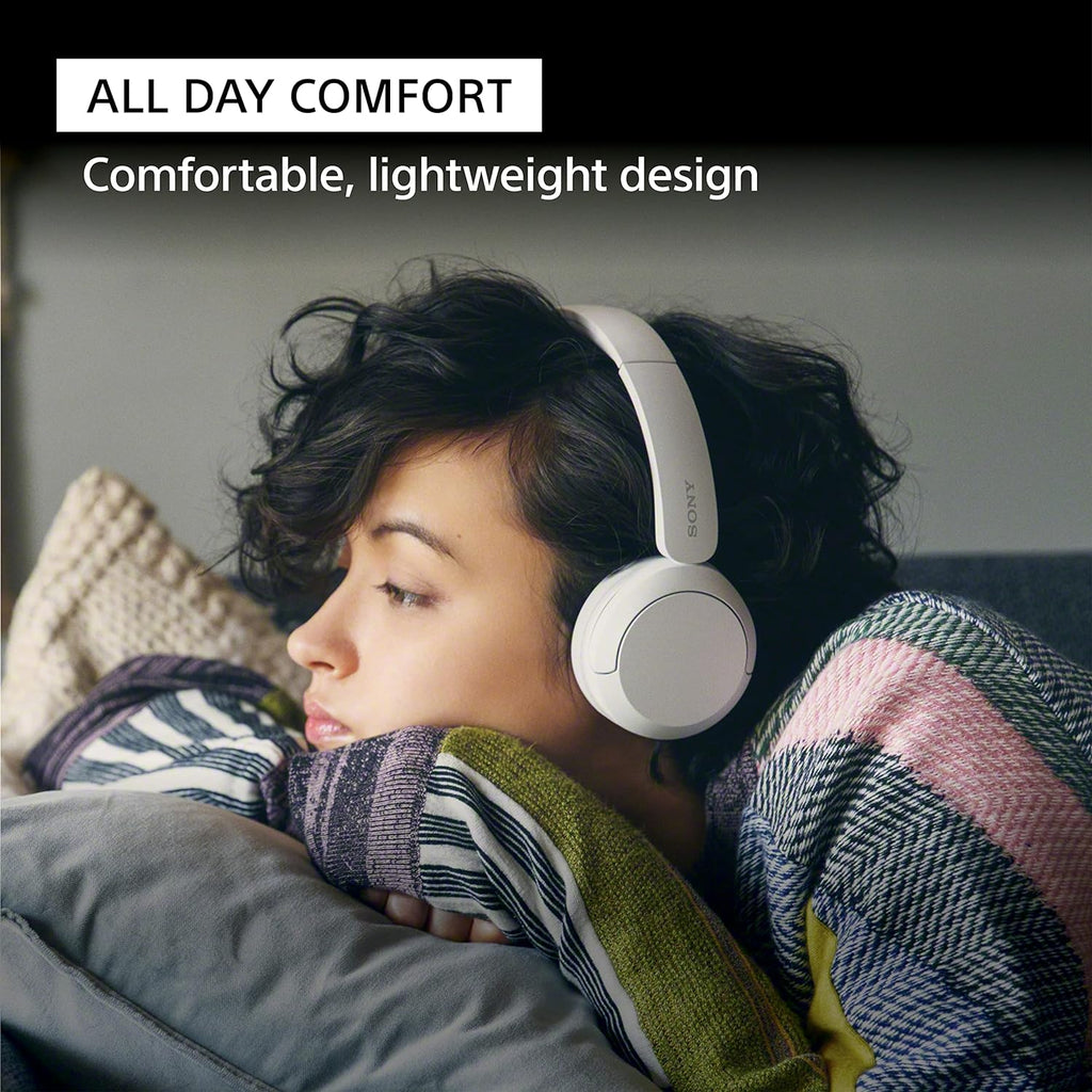 Sony WH-CH520 Wireless Headphones Bluetooth On-Ear Headset with Microphone